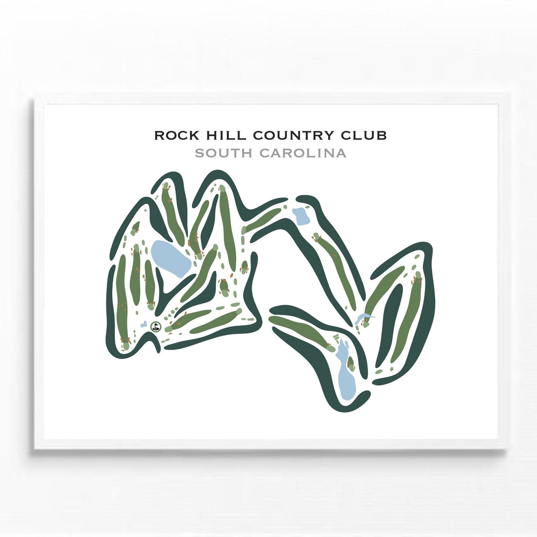 Rock Hill Country Club, South Carolina - Printed Golf Courses