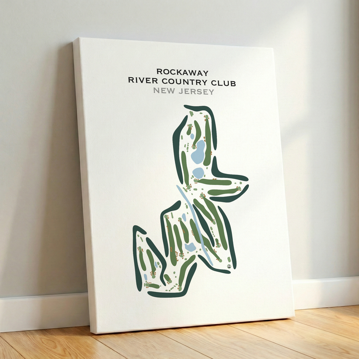 Rockaway River Country Club, New Jersey - Printed Golf Course