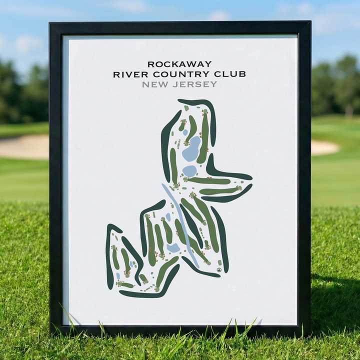 Rockaway River Country Club, New Jersey - Printed Golf Course