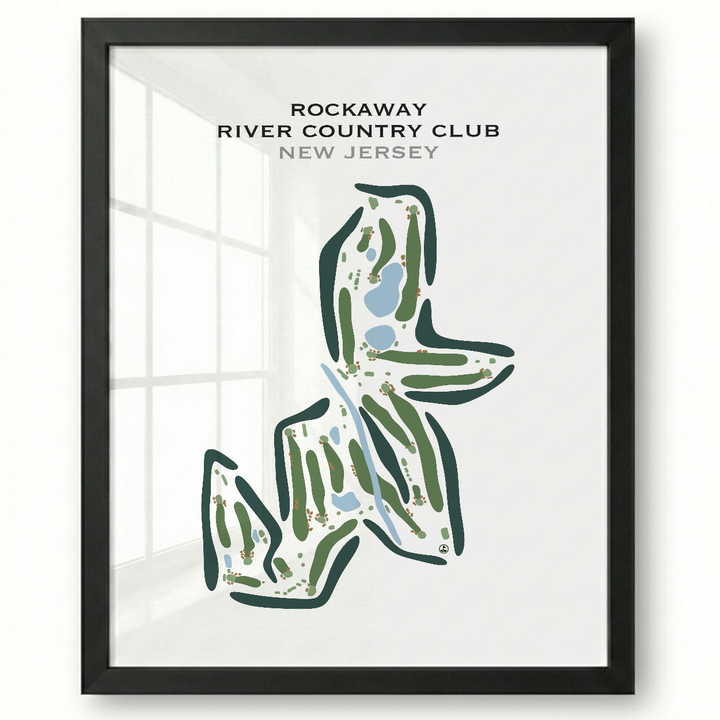 Rockaway River Country Club, New Jersey - Printed Golf Course