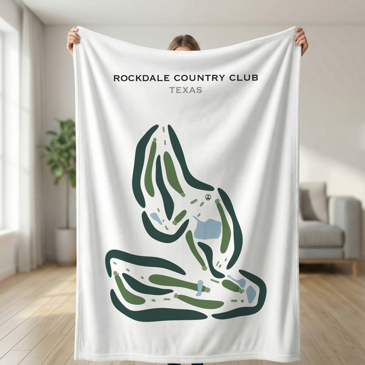 Rockdale Country Club, Texas - Printed Golf Courses