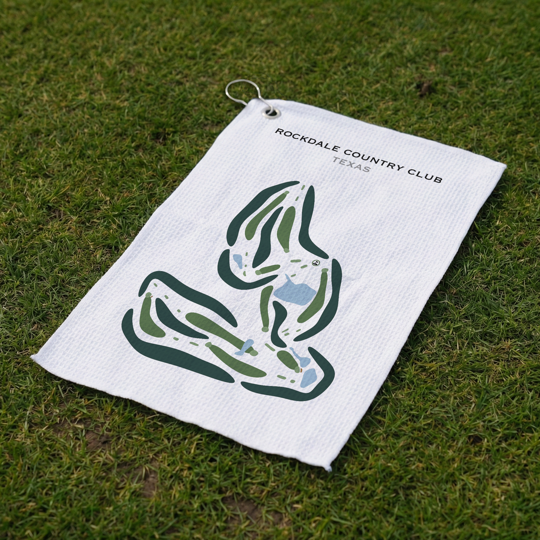 Rockdale Country Club, Texas - Printed Golf Courses