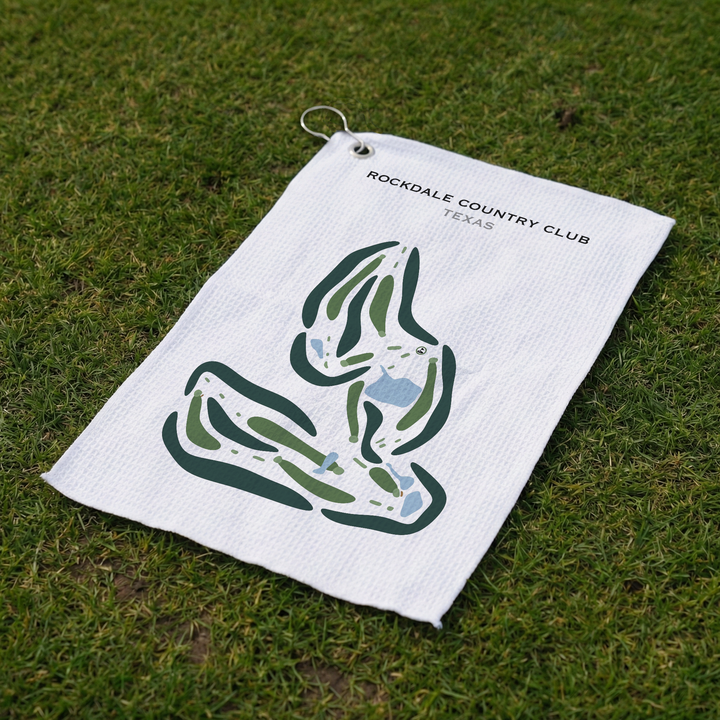 Rockdale Country Club, Texas - Printed Golf Courses