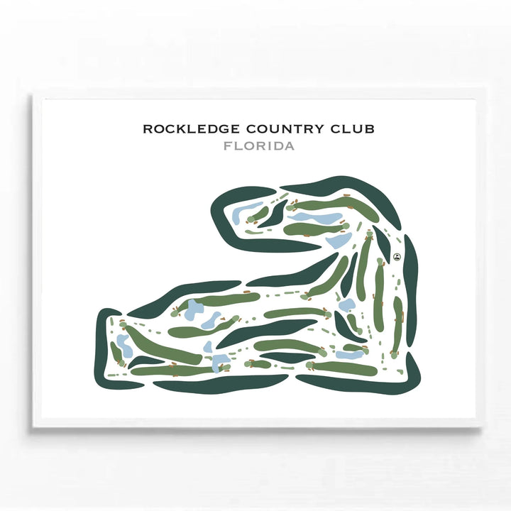 Rockledge Country Club, Florida - Printed Golf Course
