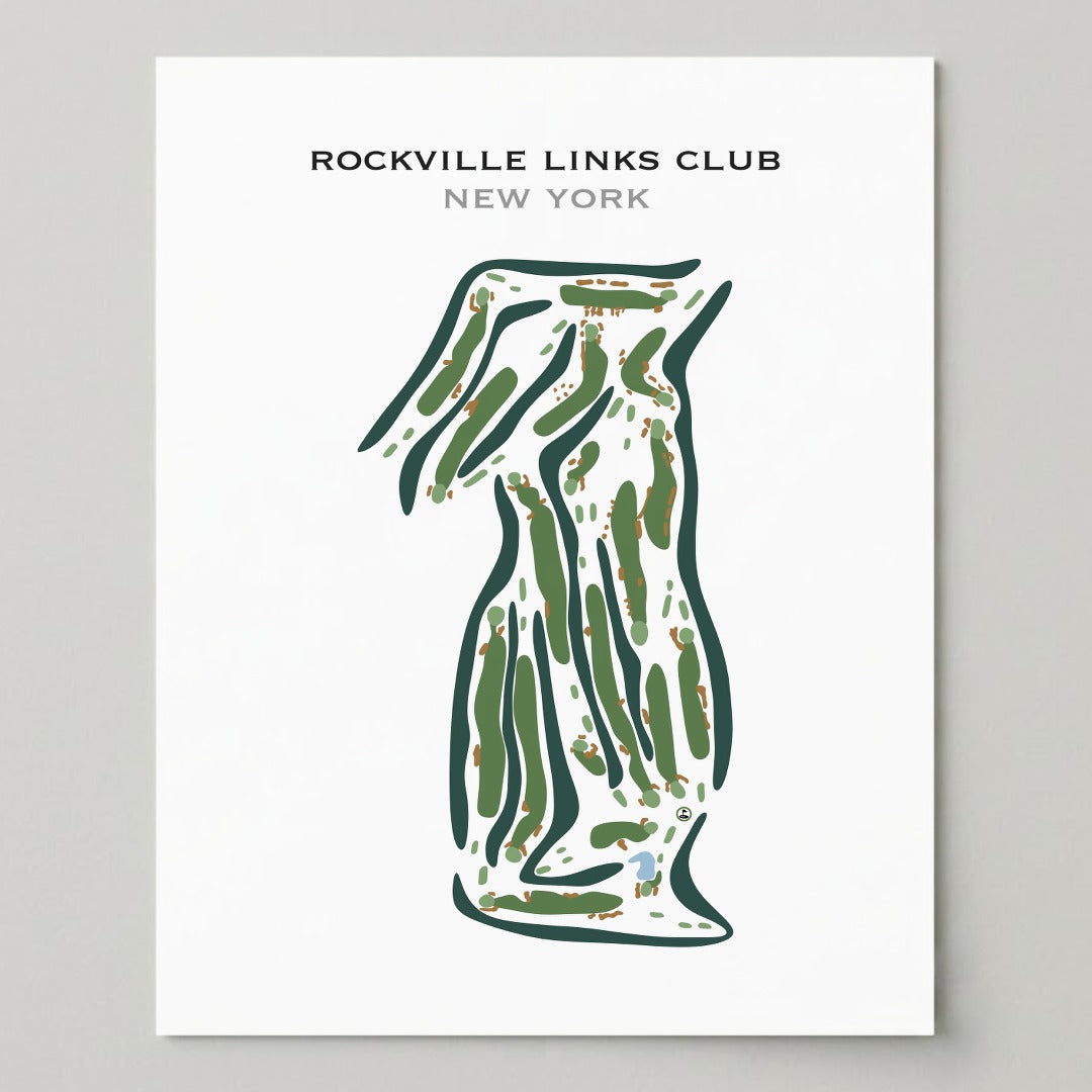 Rockville Links Club, New York - Printed Golf Courses