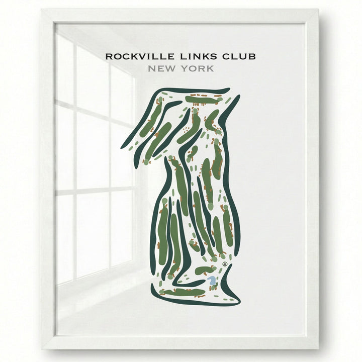 Rockville Links Club, New York - Printed Golf Courses