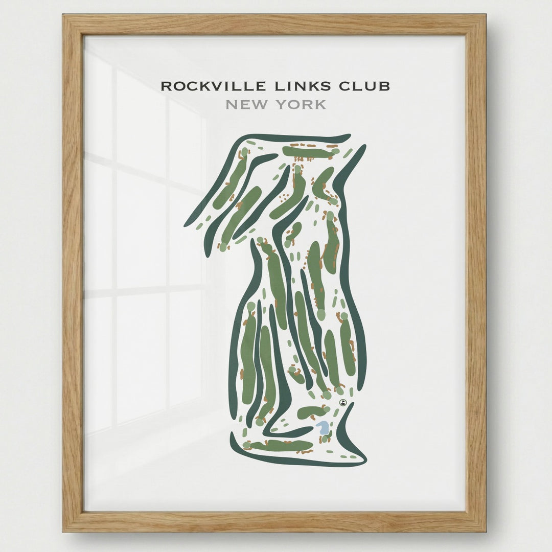 Rockville Links Club, New York - Printed Golf Courses