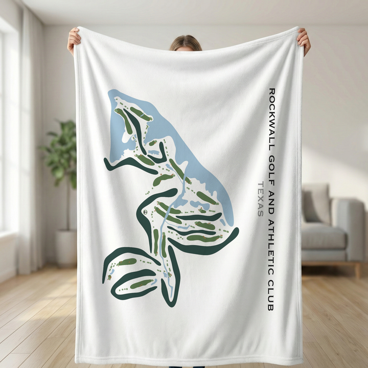 Rockwall Golf and Athletic Club, Texas - Printed Golf Courses