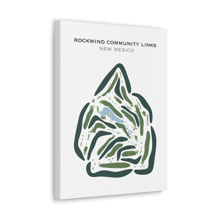 Rockwind Community Links, New Mexico - Printed Golf Courses