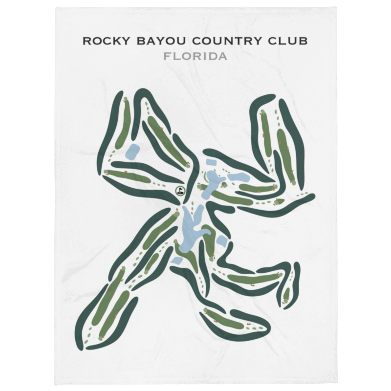 Rocky Bayou Country Club‎, Florida - Printed Golf Courses