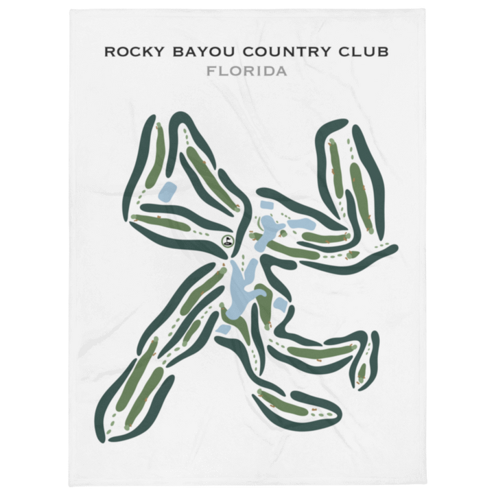 Rocky Bayou Country Club‎, Florida - Printed Golf Courses