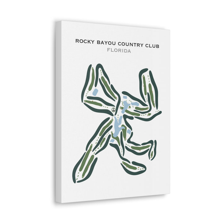 Rocky Bayou Country Club‎, Florida - Printed Golf Courses