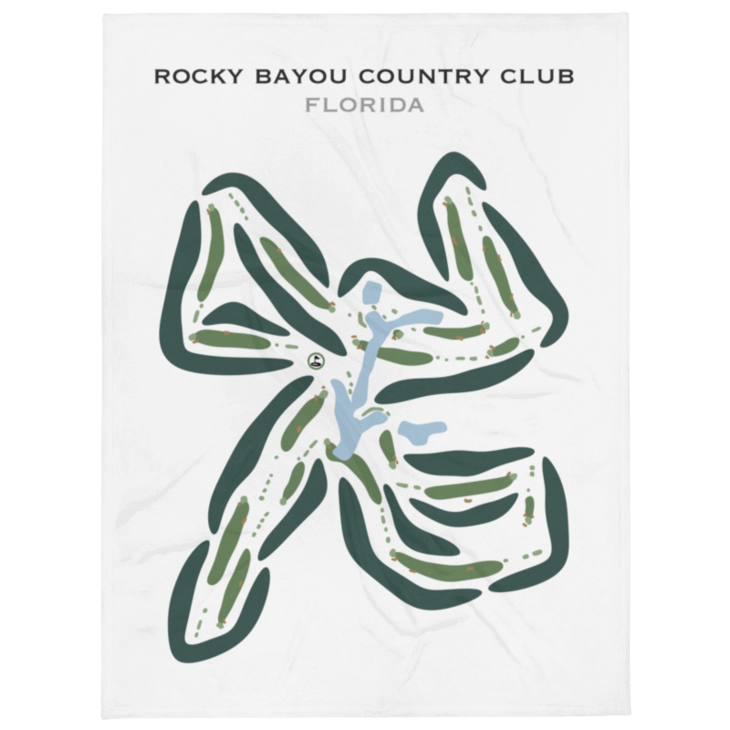 Rocky Bayou Country Club‎, Florida - Printed Golf Courses