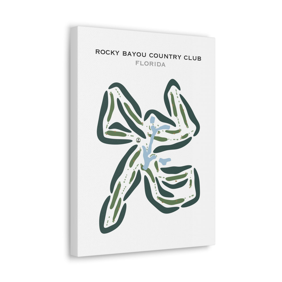 Rocky Bayou Country Club‎, Florida - Printed Golf Courses