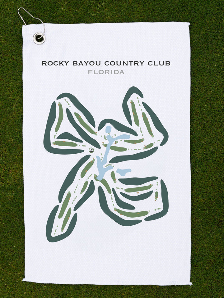Rocky Bayou Country Club‎, Florida - Printed Golf Courses