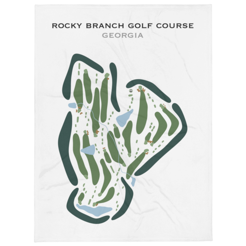 Rocky Branch Golf Course, Georgia - Printed Golf Courses