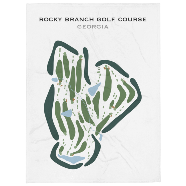 Rocky Branch Golf Course, Georgia - Printed Golf Courses