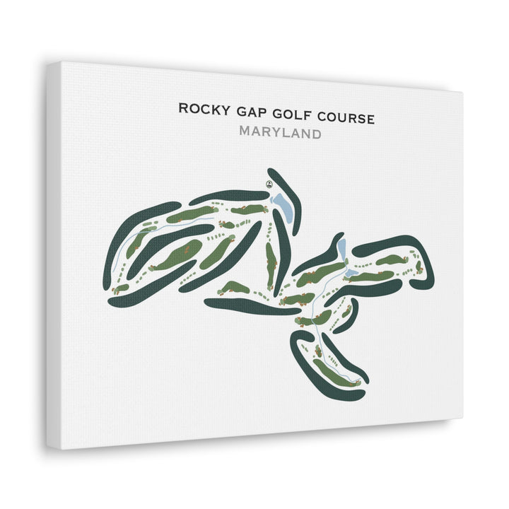 Rocky Gap Golf Course, Maryland - Printed Golf Courses