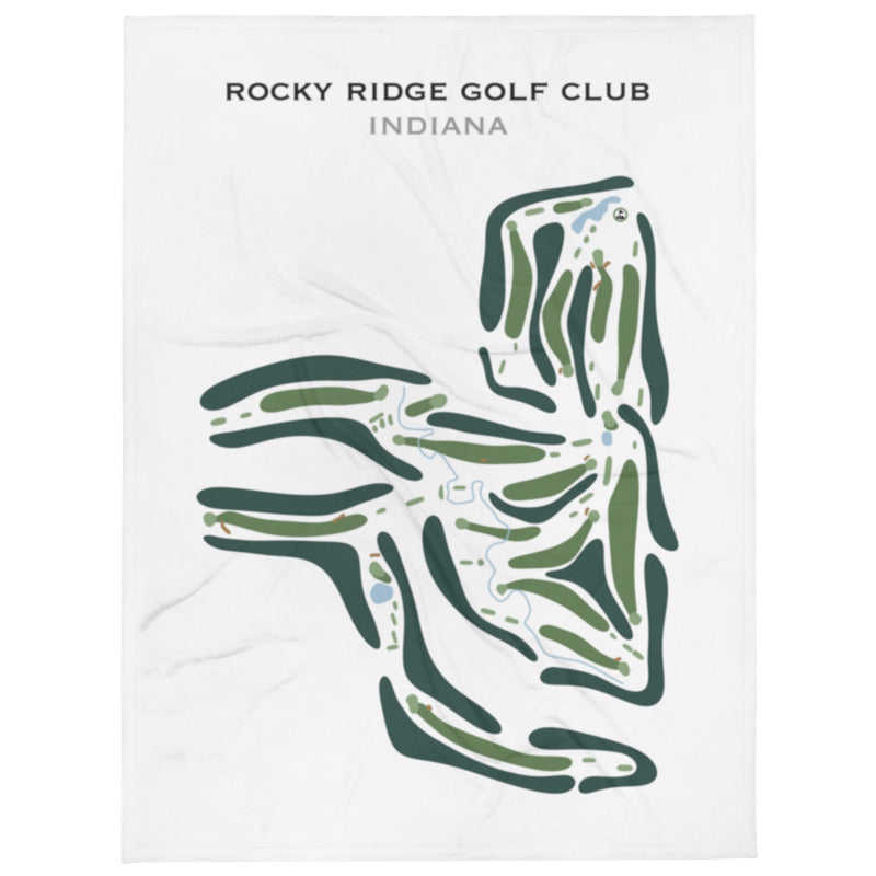 Rocky Ridge Golf Club, Indiana - Printed Golf Course