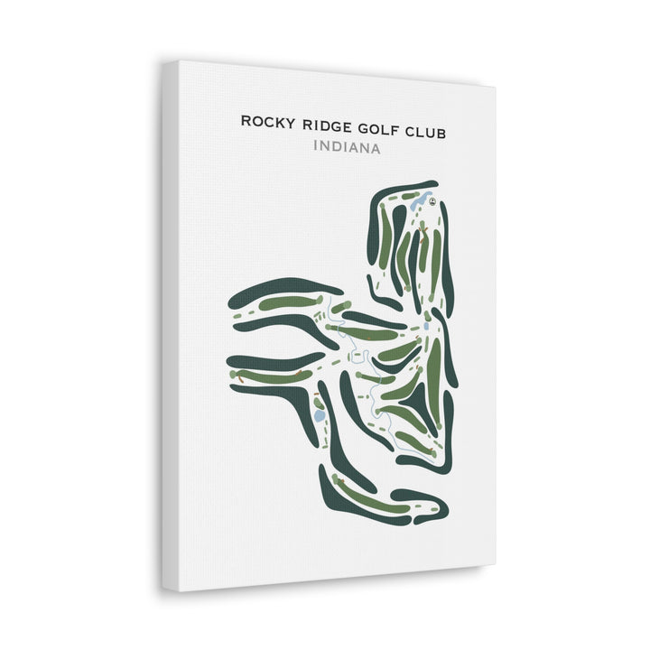 Rocky Ridge Golf Club, Indiana - Printed Golf Course