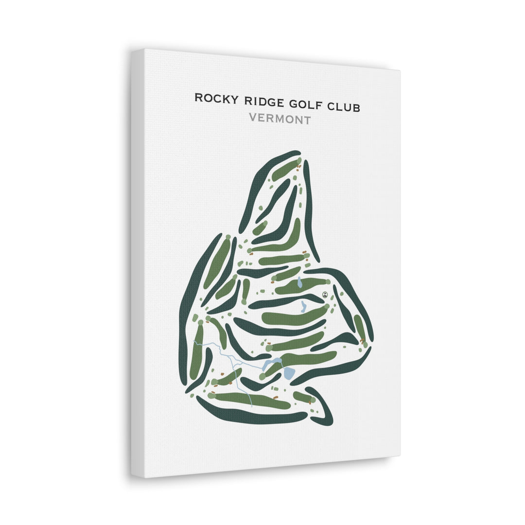 Rocky Ridge Golf Club, Vermont - Printed Golf Courses