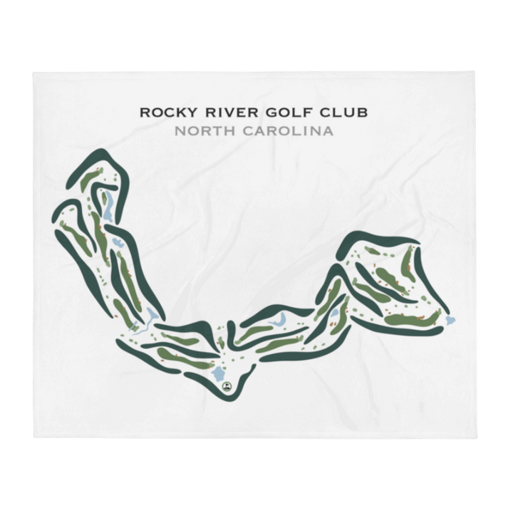 Rocky River Golf Club, Concord, North Carolina - Printed Golf Courses