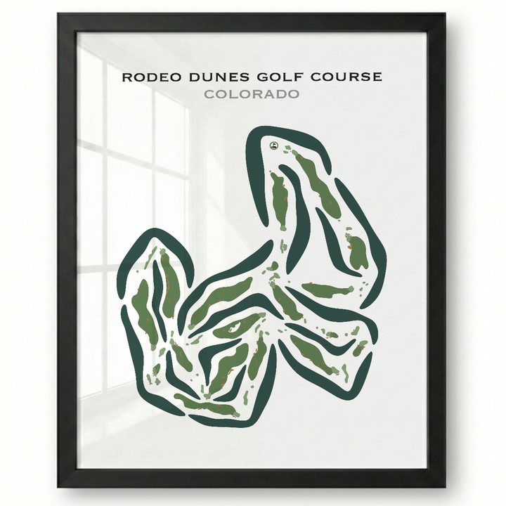Rodeo Dunes Golf Course, Colorado - Printed Golf Courses