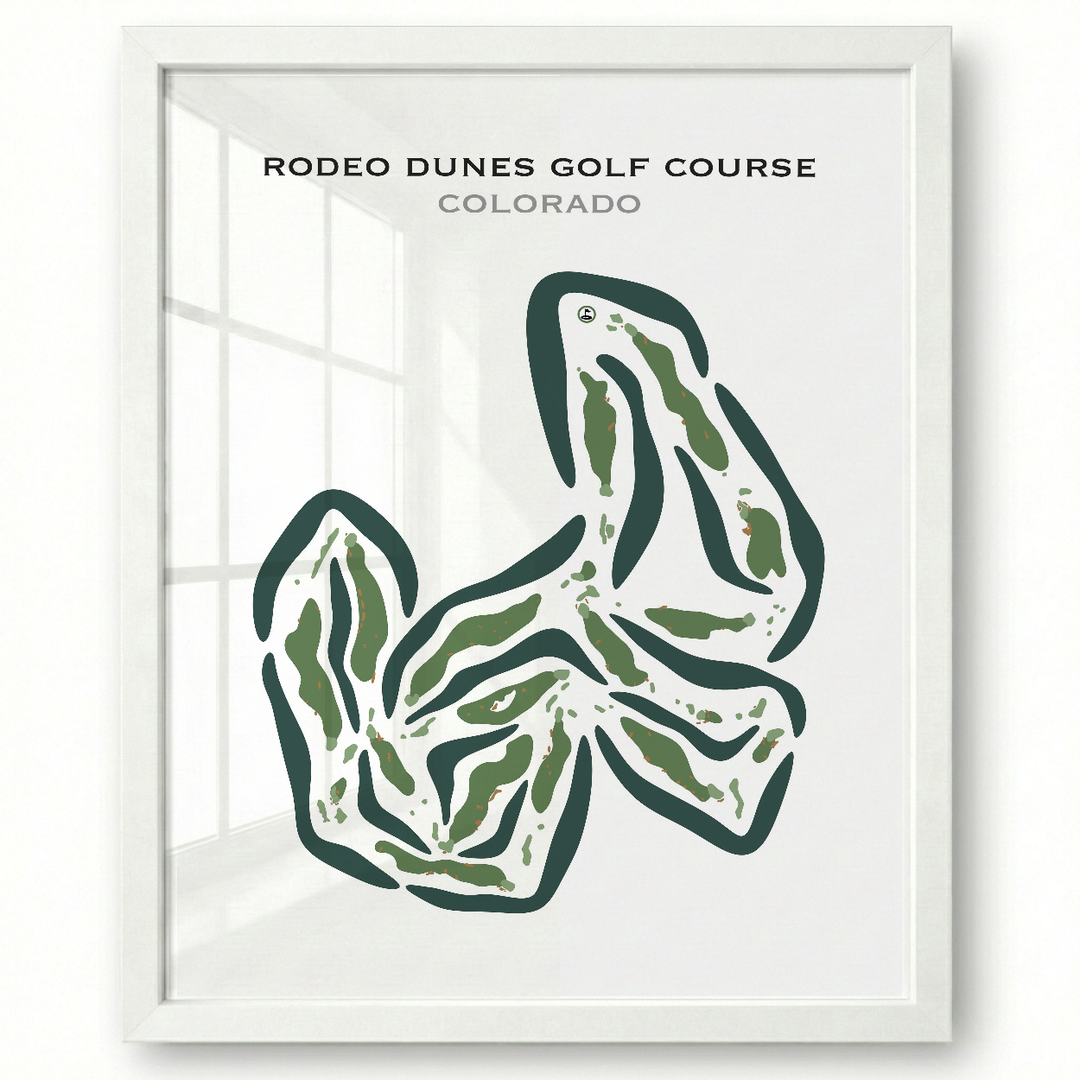 Rodeo Dunes Golf Course, Colorado - Printed Golf Courses