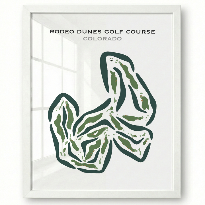 Rodeo Dunes Golf Course, Colorado - Printed Golf Courses
