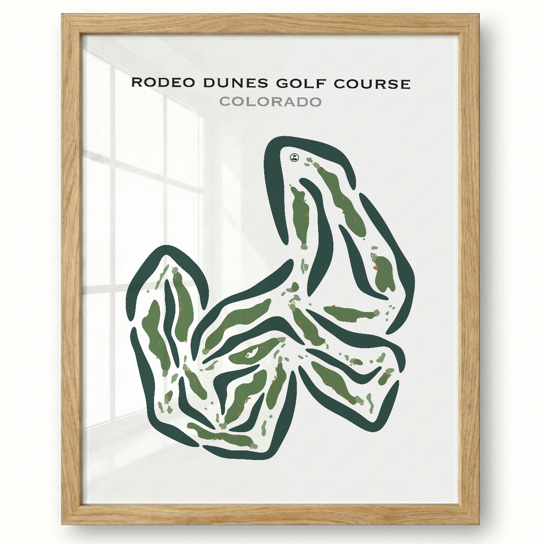 Rodeo Dunes Golf Course, Colorado - Printed Golf Courses