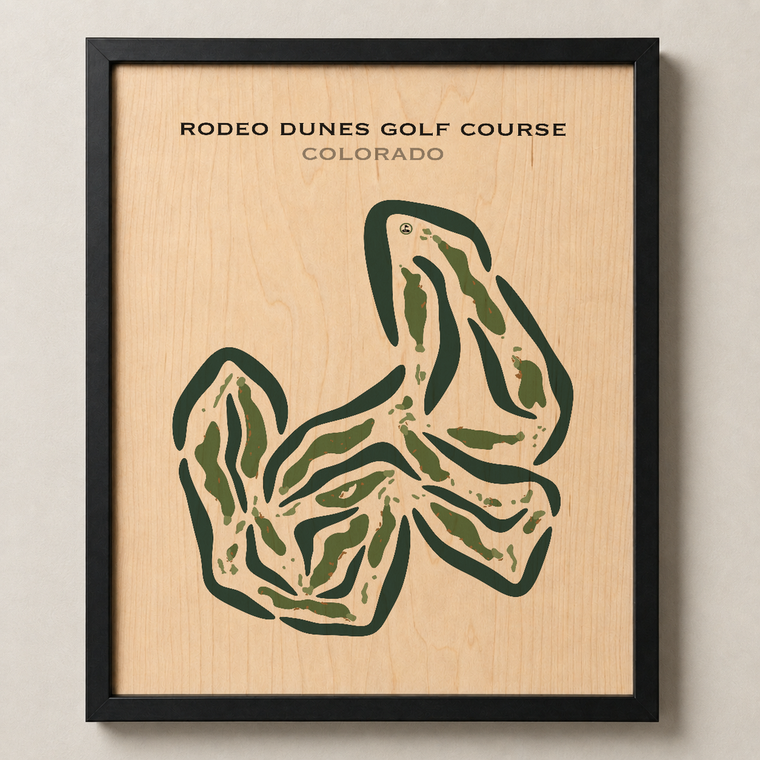Rodeo Dunes Golf Course, Colorado - Printed Golf Courses