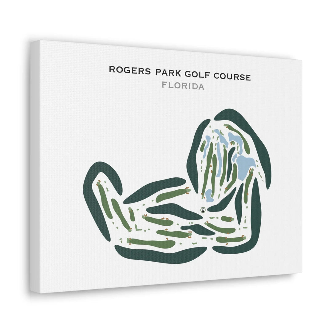Rogers Park Golf Course, Florida - Printed Golf Courses