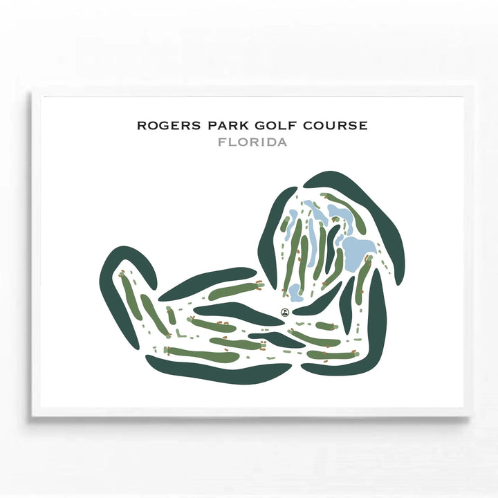 Rogers Park Golf Course, Florida - Printed Golf Courses