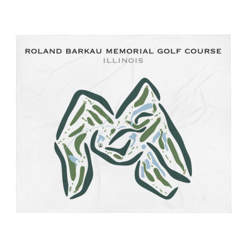 Roland Barkau Memorial Golf Course, Illinois - Printed Golf Courses