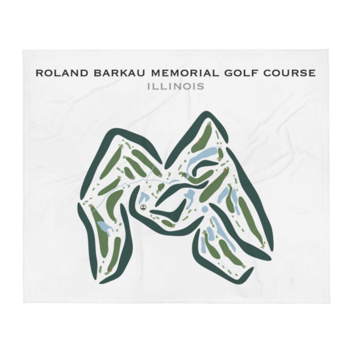 Roland Barkau Memorial Golf Course, Illinois - Printed Golf Courses