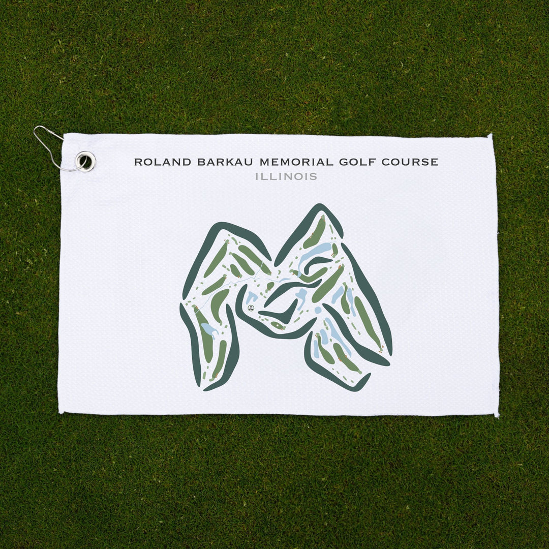 Roland Barkau Memorial Golf Course, Illinois - Printed Golf Courses