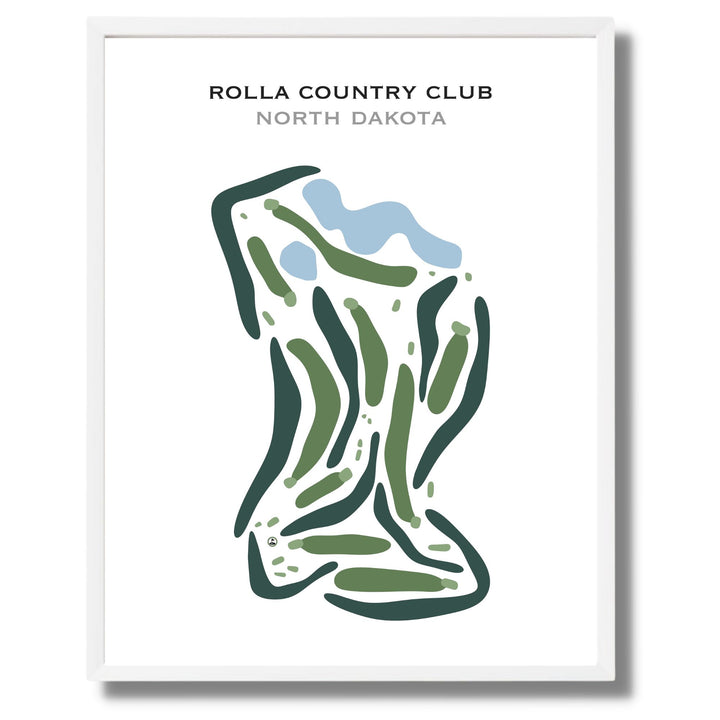 Rolla Country Club, North Dakota - Printed Golf Courses