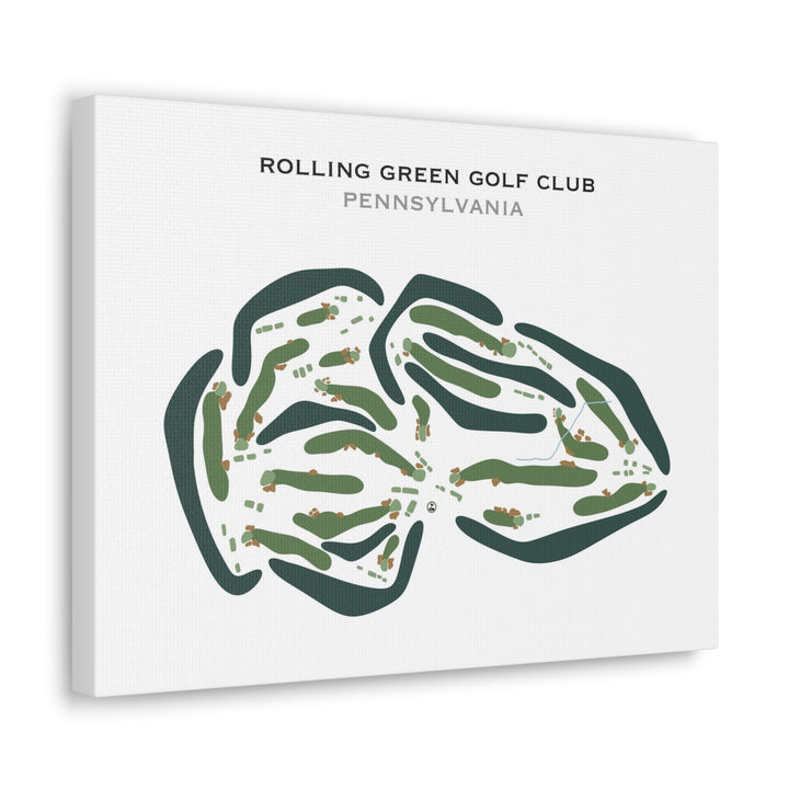 Rolling Green Golf Club, Pennsylvania - Printed Golf Courses