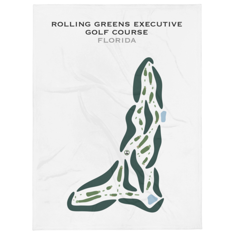 Rolling Greens Executive Golf Course, Florida - Printed Golf Courses