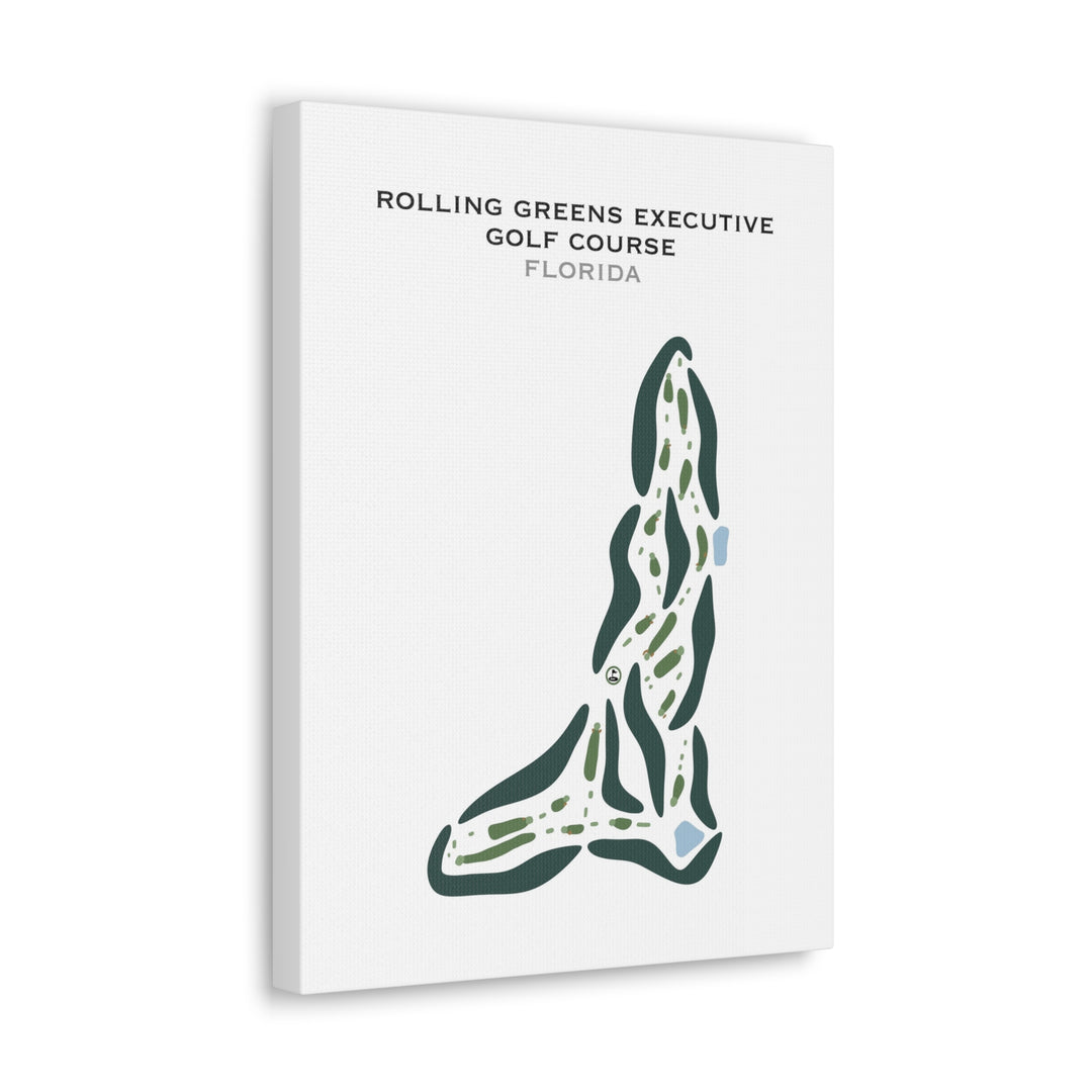 Rolling Greens Executive Golf Course, Florida - Printed Golf Courses