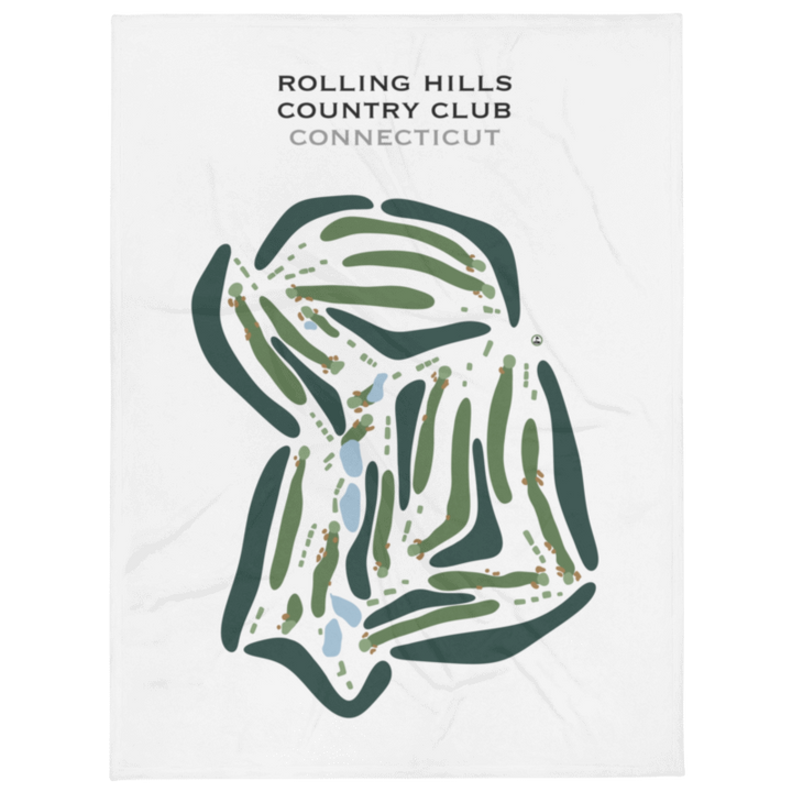 Rolling Hills Country Club, Connecticut - Printed Golf Courses