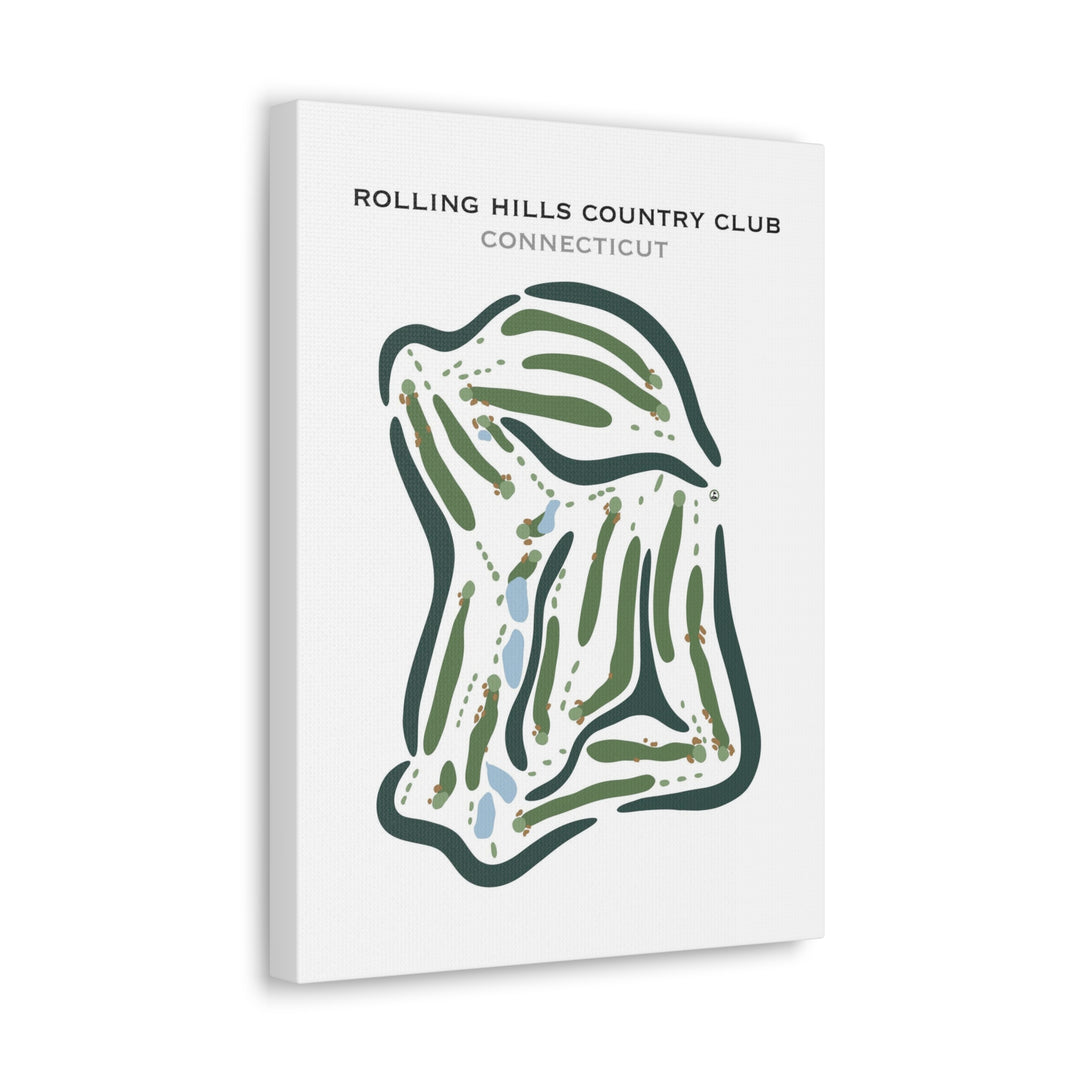 Rolling Hills Country Club, Connecticut - Printed Golf Courses
