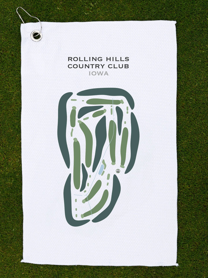 Rolling Hills Country Club, Iowa - Printed Golf Courses