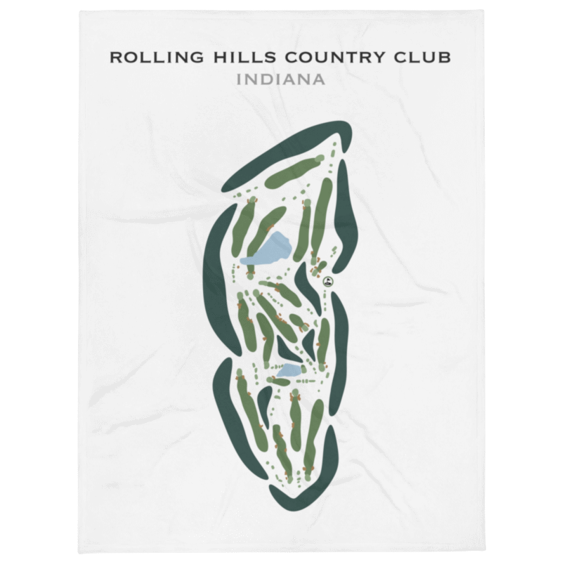 Rolling Hills Country Club, Indiana - Printed Golf Courses