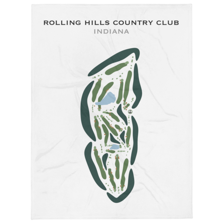 Rolling Hills Country Club, Indiana - Printed Golf Courses