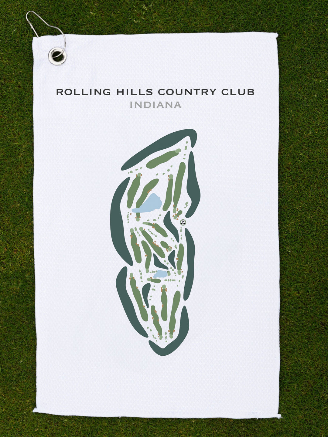 Rolling Hills Country Club, Indiana - Printed Golf Courses
