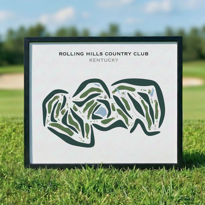 Rolling Hills Country Club, Kentucky - Printed Golf Courses