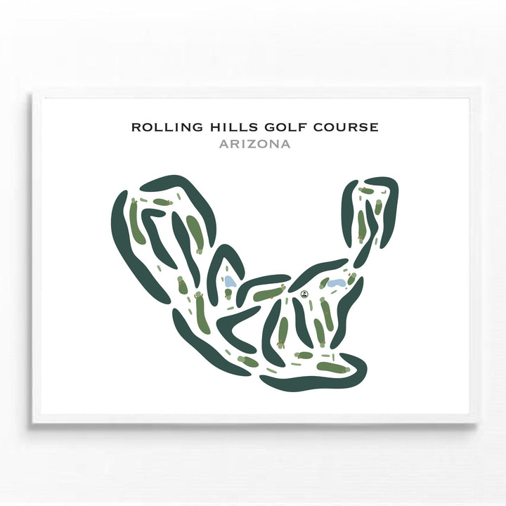 Rolling Hills Golf Course, Arizona - Printed Golf Courses