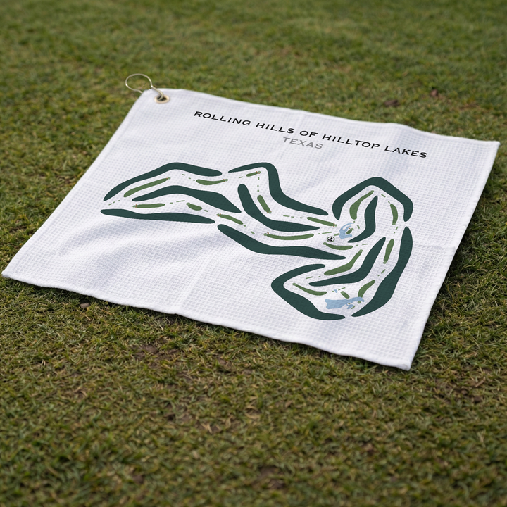 Rolling Hills of Hilltop Lakes, Texas - Printed Golf Courses