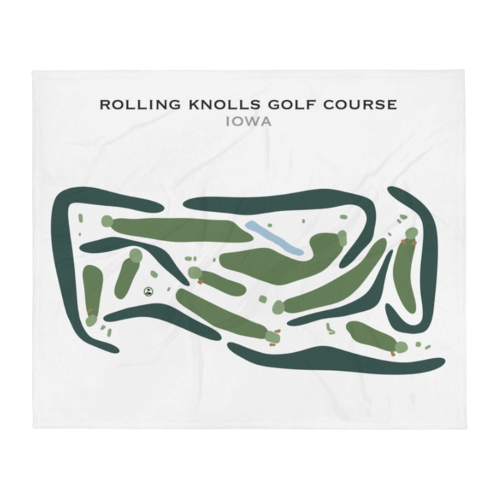 Rolling Knolls Golf Course, Iowa - Printed Golf Courses